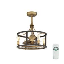 This fan light kit is an element designed for ceiling installation. Home Decorators Collection Boswell Quarter Indoor Outdoor 21 5 In Vintage Brass Dual Mount Ceiling Fan With Light Kit And Remote Control 7982hdcvb The Home Depot
