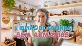 6 IDEIAS de Cozinha sem Armários