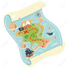 1000 cartoon treasure map free vectors on ai, svg, eps or cdr. Color Image Of Cartoon Treasure Map On A White Background Pirate Royalty Free Cliparts Vectors And Stock Illustration Image 133686613