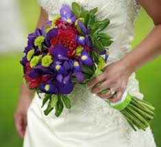 Pink & red wedding bouquets. Iris Wedding Bouquet Weddings In Deep Purple Iris Wedding Wedding Bouquets Pink Wedding Bouquets