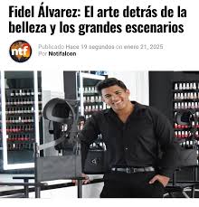 Fidel Álvarez es un destacado estilista, maquillador, diseñador y productor  que ha revolucionado el mundo del espectáculo con su talento inigualable.  Con casi dos décadas de experiencia, se ha consolidado como uno