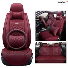 Yuzhe Leather Car Seat Cover For Subaru Tribeca Legacy Outback Impreza Forester Legacy Wagon C Leather Car Seat Covers Car Accessories Car Interior Accessories