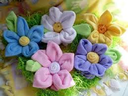 Make A Cloth Flower Youtube Baby Shower Flowers Washcloth Flowers Baby Shower Corsage