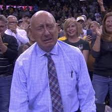 Dick Vitale Cries During Standing Ovation At Baylor Vs. Villanova Game