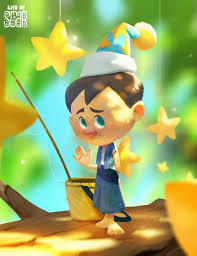 Concept The Daily S Life Of Dream Catcher His Name Is Star A Little Boy Lives Alone In The Illustration Art Kids Cartoon Background Cute Cartoon Characters