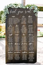 Seating Chart Goals Wedding Seating Chart Sign Wooden