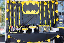 Lego Batman Table Display Batman Birthday Batman Themed Birthday Party Lego Batman Birthday Party