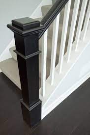 Right now i'm leaning towards paining the banister and the risers white and leaving the rest alone. Pin By Shannon Schechter On New Home Ideas Stair Banister Staircase Remodel Banister Remodel