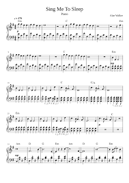 Incorporating uncredited vocals provided by norwegian singer iselin solheim, it was released commercially for digital consumption on 3 june 2016. Sing Me To Sleep Alan Walker Sheet Music For Piano Solo Musescore Com