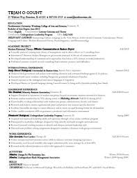 liberal arts resume by northwestern