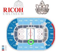 Ricoh Coliseum Seating Map Color 2018