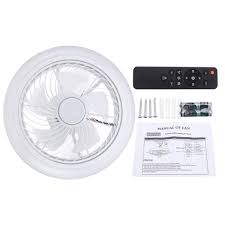 As shown in point the handheld remote control at the fan and press the button with the light bulb symbol. Modern Ceiling Fan Light Remote Control Ceiling Fans Lam For Dining Room Bedroom 110v 220v Multifunction Led Lighting Buy At A Low Prices On Joom E Commerce Platform