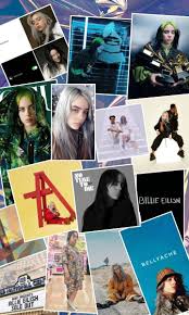 Billie eilish laptop wallpaper collage. Billie Eilish Collage In 2021 Billie Billie Eilish Cartoon Wallpaper