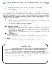 Walk in closet with organizer. Ucsp Docx Understanding Culture Society And Politics Quarter 1 Module 1 Lesson 1 What I Know Pretest 1 C 6 B 2 B 7 C 3 C 8 B 4 D 9 A 5 A 10 B Page 2 Course Hero