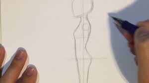 How to draw front/side/profile face from 3 different angles in anime manga with mikeymegamega. How To Draw Anime Girl Body Proportions Side View No Timelapse Youtube