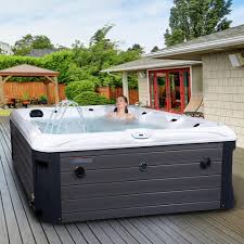 Plug & play models are easy to set up and use. Rockaway Beach Hot Tub Luxury 6 Seater Spa Blue Whale Spa
