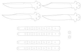 100% printable butterfly knife from csgo replica (most accurate design). Pin By Joshua Schwartz On Knife Making For Free Butterfly Knife Knife Patterns Knife Template
