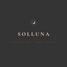 Solluna Oracle Card Logo Brand Identity Design Esoteric Astrology Spiritual And Modern Witch Inspiration In 2020 Logo Design Esoteric Logo Spiritual Logo