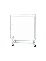 Collapsible/folding rolling clothing/ garment rack salesman's rack. Collapsible Folding Rolling Clothing Garment Rack Double Salesman S Rack For Sale
