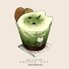 Mocha Cat Kawaii Cute Food Art Cute Kawaii Drawings Kawaii Drawings