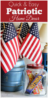 No home is complete for fourth of july without some festive patriotic decorations like lights, wreaths, and more. Diy 4th Of July Decorations Quick And Easy House Of Hawthornes