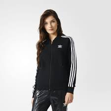Adidas Black And Gold Jacket Womens A Modern Twist On The Authentic Superstar Track Jacket This Women S Top Is Made From Cozy Wool Stylishly Done Jackets For Women Adidas Superstar Women Jackets
