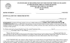 You are legally liable for any harm caused to a third. Georgia Dealer Bond License Information Aci Insurance
