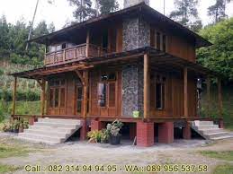Tentu saja sesuaikan pemilihan tangga ini dengan konsep rumah yang anda pilih. Jual Rumah Kayu Dua Lantai Rumah Kayu 2 Lanti Murah Rumah Kayu