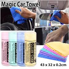 It will not leave any particles or. Car Magic Towel Clean Cham Cleaning Cloth Super Absorbent Chamois Random Color Shopee Malaysia