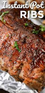 The easiest and quickest bbq ribs made right in your pressure cooker! Instant Pot Ribs No Fail Recipe So Tender Spend With Pennies