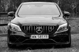 The exterior mirrors now come with. Krakow Poland 19 02 2020 Black Car Mercedes Benz C Class C63 Stock Photo Picture And Royalty Free Image Image 145012365