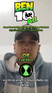 novo efeito do tiktok #bem10 #efeito #fy