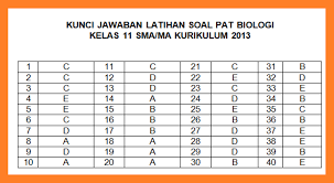 Check spelling or type a new query. Soal Jawaban Pat Biologi Kelas 11 Sma Tahun 2021 Info Pendidikan Terbaru
