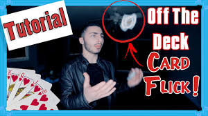 It looks like real magic, and it almost is! Off The Deck Card Flick Easy Tutorial Tuesday 7 Youtube
