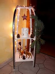 Basteln Schlitten Weihnachtsdekoration Deko Weihnachten Winter Schnee Diy Selbstgemacht Weihnachtsdekoration Dekoration Deko Hauseingang Weihnachten
