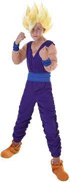 Amazon Com Child Gohan Costume Small 4 6 Clothing Shoes Jewelry