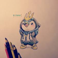 Pokemon Piplup Dressed As Empoleon Immagini Pokemon Immagini Disegno Serpente