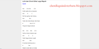 Hari hariku lalui sendiri disini. Chord Lagu Religi