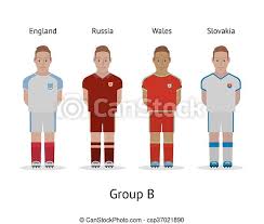 Sportsmail takes you through each and every player set to feature. Players Kit Football Championship In France 2016 Group B England Russia Wales Slovakia Football Championship In Canstock
