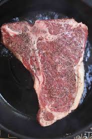 Pat steak dry and season generously with salt and pepper. Perfect T Bone Steak Recipe Video Tipbuzz