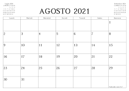 Jun 09, 2021 · calendario mxgp si è fatto attendere, è infatti l'unico campionato a non essere ancora partito, si correrà infatti nella seconda metà di questo instabile 2021, partendo domenica 13 giugno da orlyonok, in russia, prima di approdare in inghilterra, a matterley basin, dove era partita la scorsa stagione. Calendari E Agende Stampabili Per Il Mese Agosto 2021 A4 A3 In Pdf E Png 7calendar