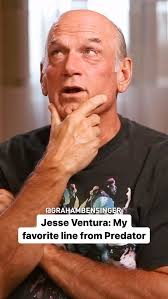 Jesse Ventura's favorite line from Predator was not the one Graham was  expecting 😅😂 #jesseventura #wwe #predator #movielines