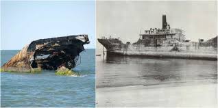 Woodrow wilson a month later in brunswick, georgia. S S Atlantus At One Time The Most Famous Concrete Ship In The Usa Abandoned Spaces