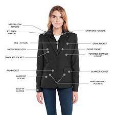 Baubax Travel Jacket Blazer Female Black Xl At Amazon Women S Clothing Store Travel Jacket Travel Blazer Best Travel Jacket