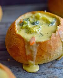 Panera Bread Broccoli Cheddar Soup Copycat Recipe Bread Bowl Recipe Recipes Food
