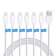 Amazon Com Iphone Charger 6pack 3ft Lightning Cable Sundix Iphone Charger Cable Charging Cord Compatible Iphone Xs Max Xr X 8 8plus 7 7plus 6s 6splus 6 6plus Se 5 Se Ipad Ipod