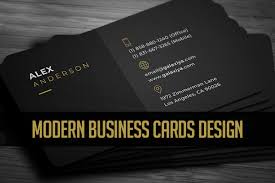Business cards are primarily meant for informing the recipient about the company's business and its contact details. Modern Business Cards Design Graphic Design Junction