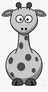 Safari graphics kalahari desert illustration giraffe png. Cartoon Giraffe Animal Free Black White Clipart Images Transparent Background Giraffe Clip Art Hd Png Download Vhv