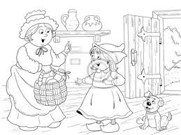 W akademii jada się malowane potrawy, opisuje sny i rzuca atramentem na lekcjach, a postacie z bajek są realnie istniejącymi istotami. Czerwony Kapturek Bajka Ilustracja Dla Dzieci Strona Kolorowania Fototapeta Fototapety Powietrze Niebo Owad Myloview Pl