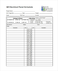 Download top circuit breaker panel label template elegant square d electrical examples. Free 7 Sample Panel Schedule Templates In Pdf